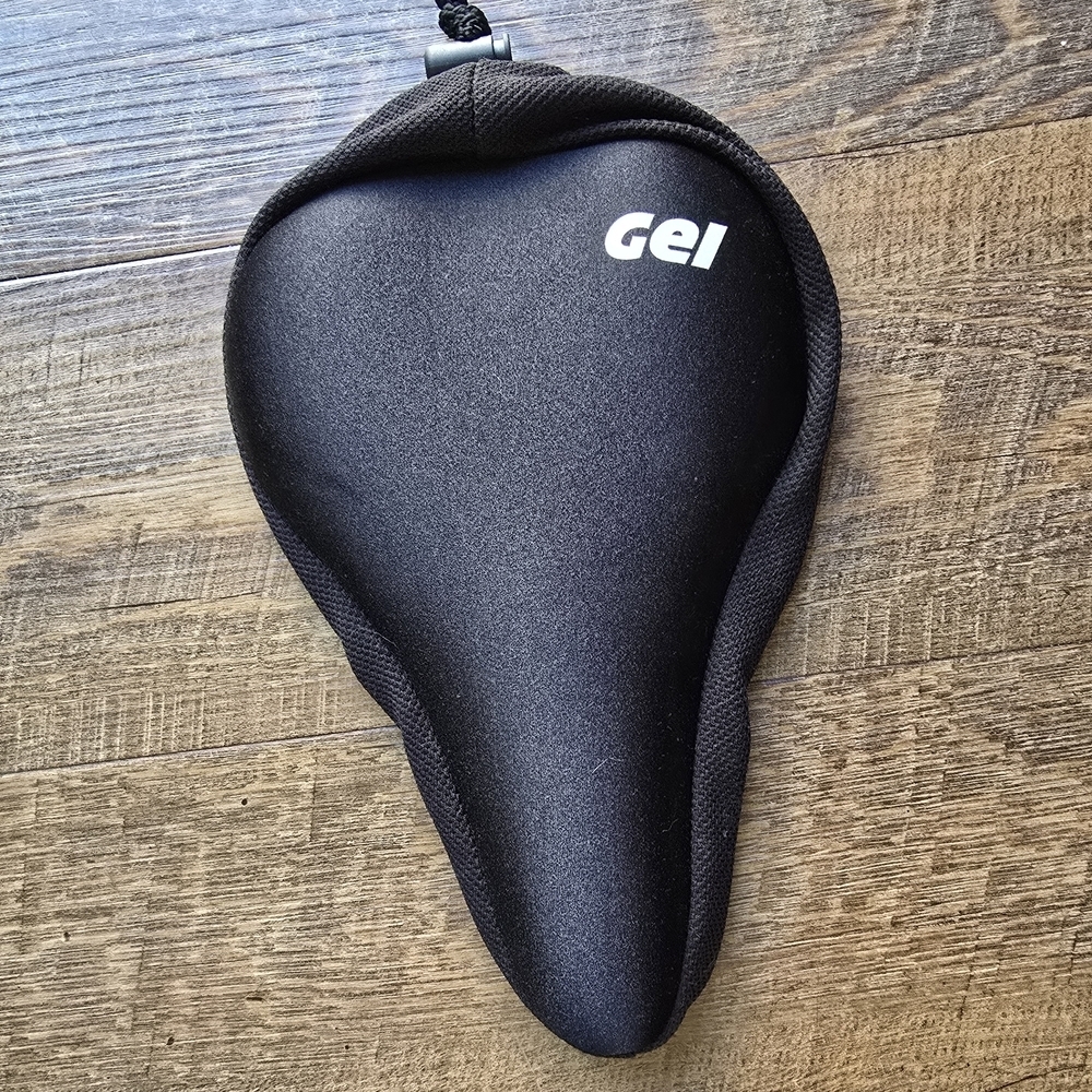 Gel Black Bicycle Seat Cover